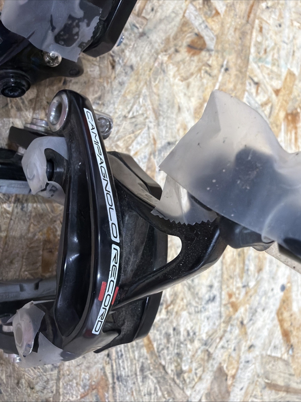 Campagnolo Record Direct Mount Brake Calipers Front & Rear Pair Black Rim Brakes