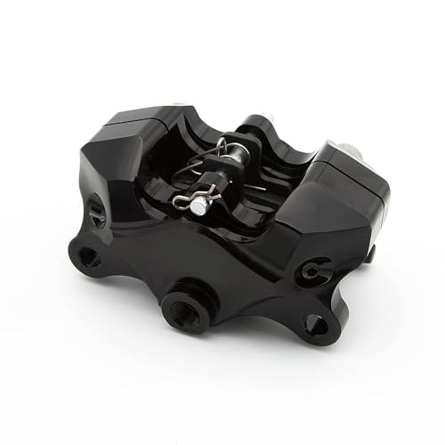 84mm Motorcycle Brake Caliper 2 Pistons Rear Disc Braking Master Cylinder black