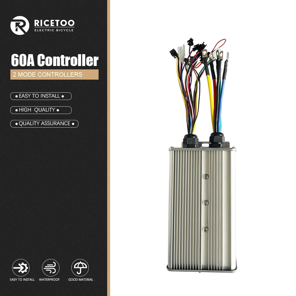 60A Sinewave Dual Mode Controller 48V 52V 60V 72V for 1000W-3000W Hub Motor