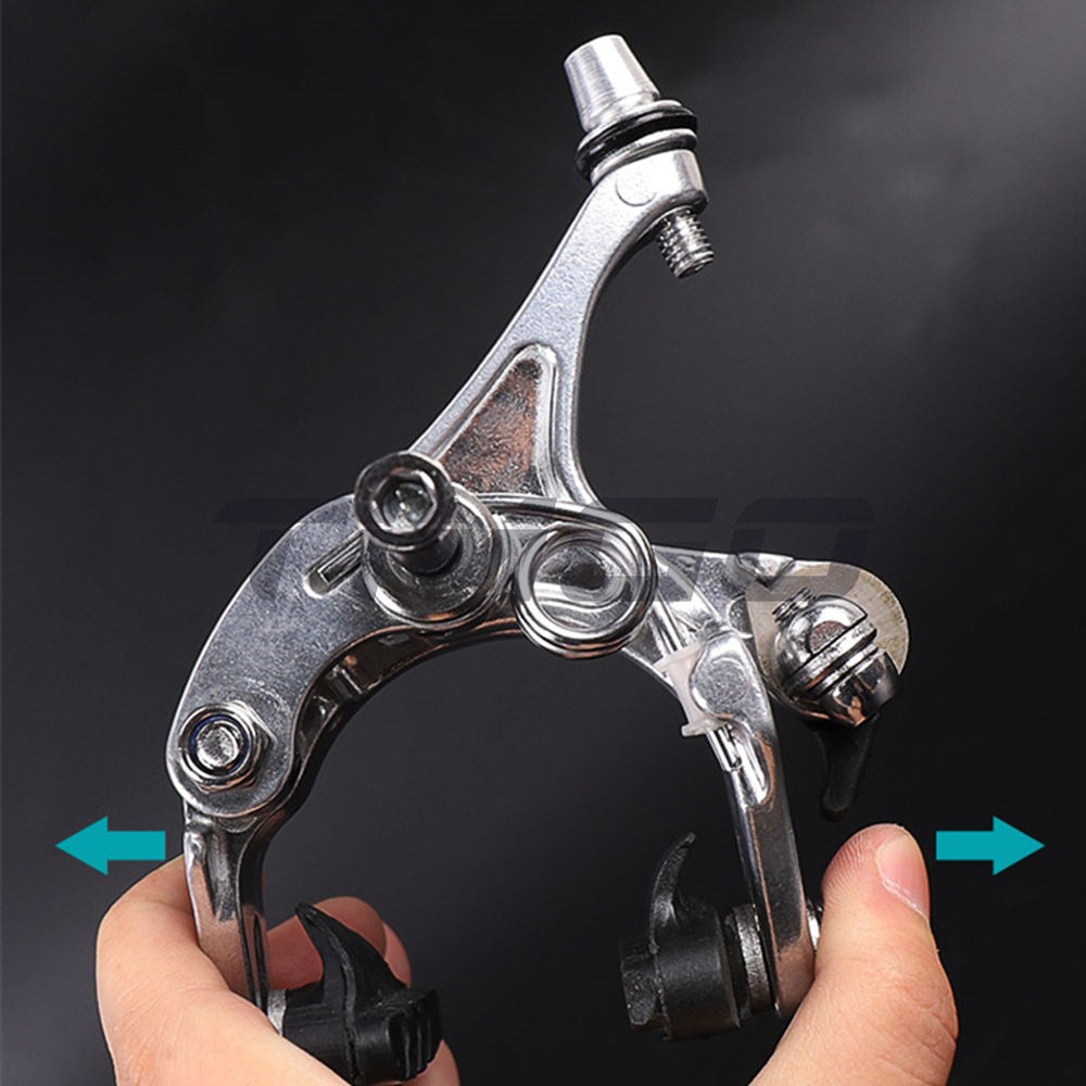 Road Bike Bicycle C-Brake Dual Pivot Side Pull Brake Caliper 47-57mm Reach