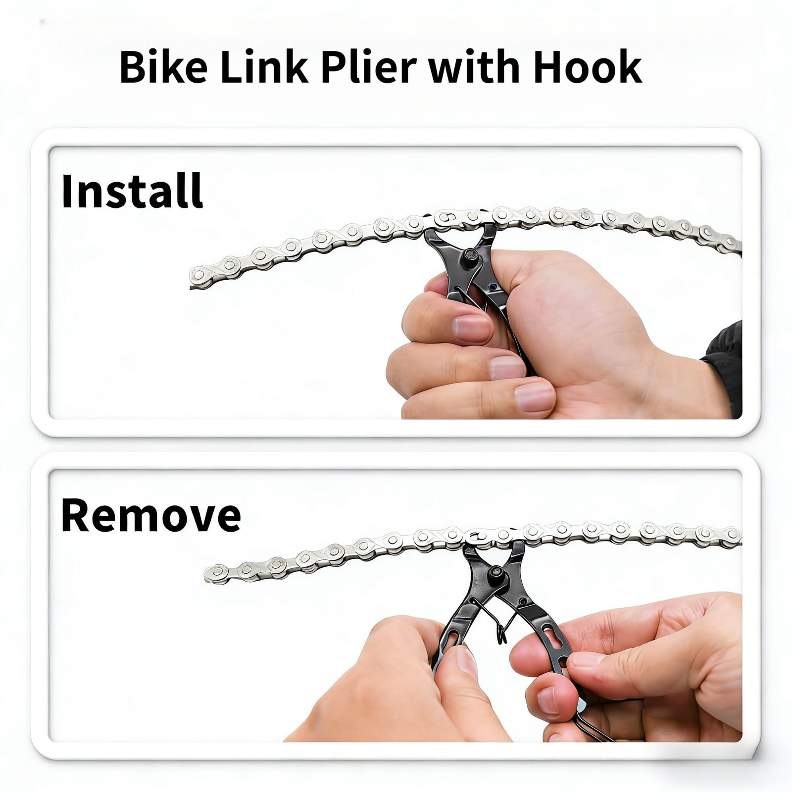 HeavyDuty Bike Chain 6/7/8 Speed 126 Links RustResistant for Bike Repair