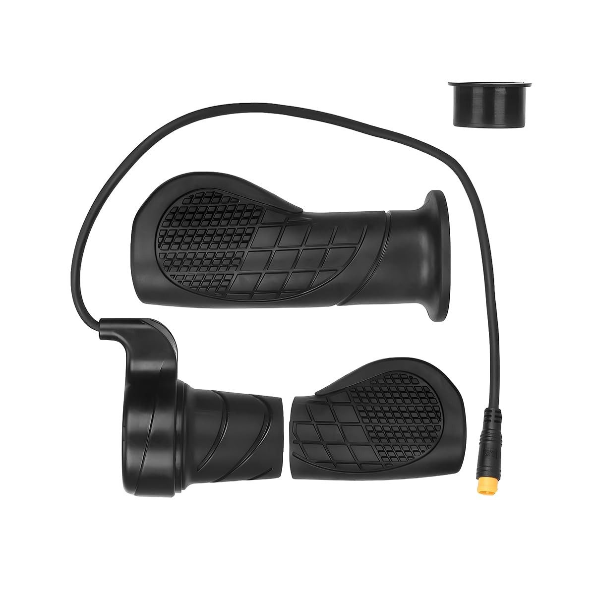 Half Twist Throttle, Electric Bike Thumb Throttle Waterproof Handle Grip, 36V 48