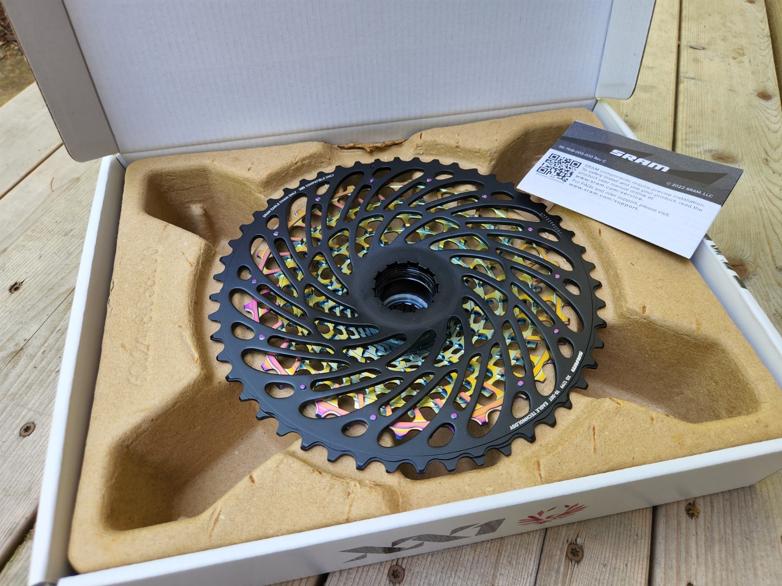 *No USA Import Fees* Sram XX1 12 Spd Rainbow Cassette XG-1299 Eagle,10-50,XD,NIB