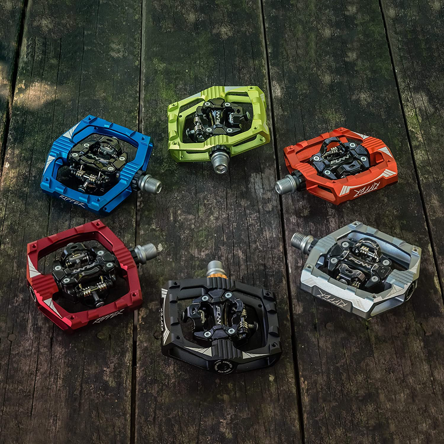 Ripper Mountain Bike Clipless Pedals, Rocker Clip/Spring-Loaded Clip-In Mechanis