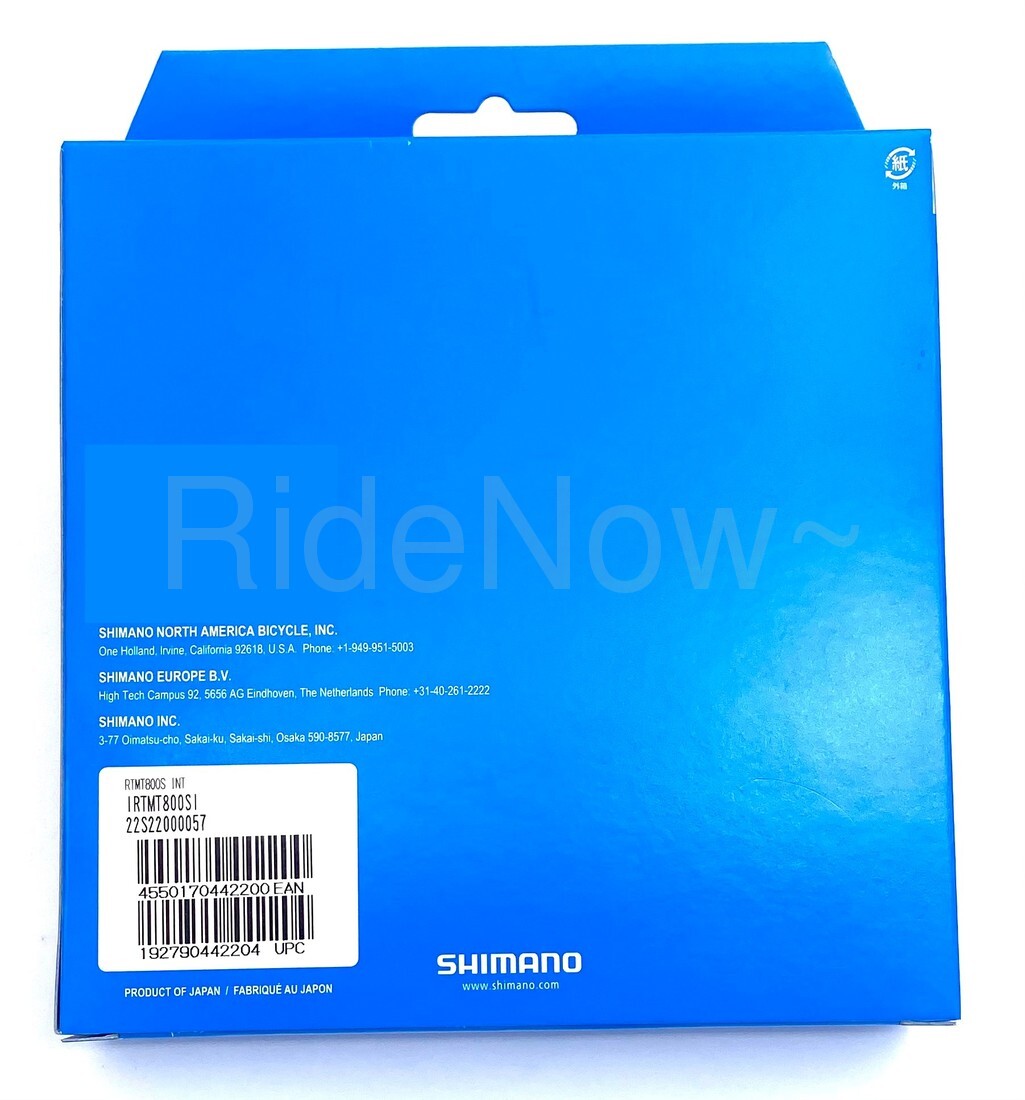 Shimano XT RT-MT800 Bike Disc Brake Rotor 140/160/180/203mm Center Lock,ICE Tech