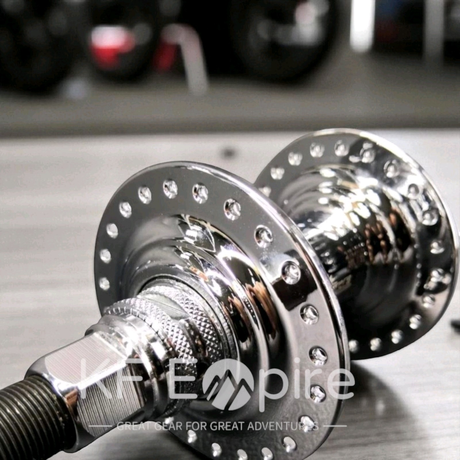 BMX NOS CHROME HUB 48 HOLES SUNRACE OLD SCHOOL CP 14MM CR-MO AXLE