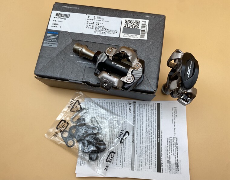 New Shimano Deore XT PD-M8100 SPD XC MTB Mountain Bike Clipless Pedals & Cleats