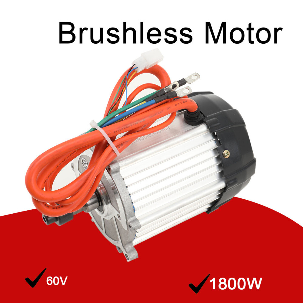 1800W Electric tricycle 60V 3200RPM high speed brushless motor