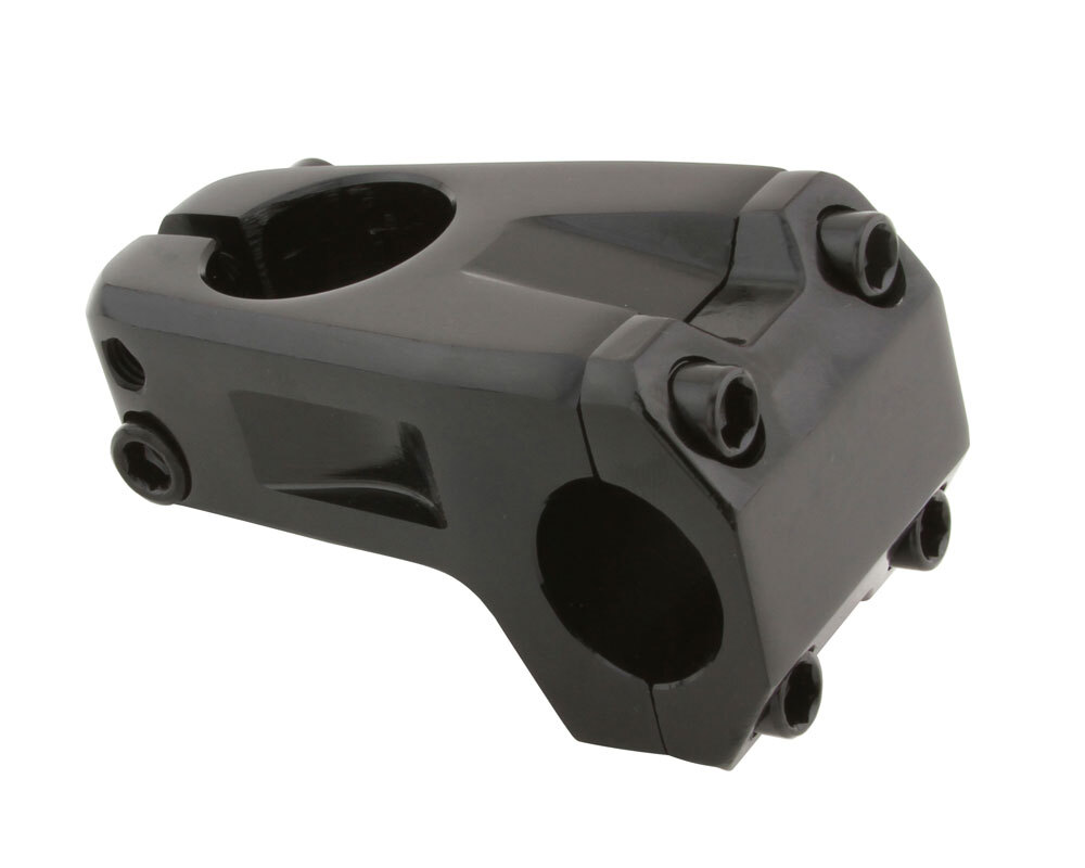 NEW! GENUINE 50MM LONG ALLOY BMX BICYCLE STEM (28.6/25.4MM) 7326 IN BLACK.
