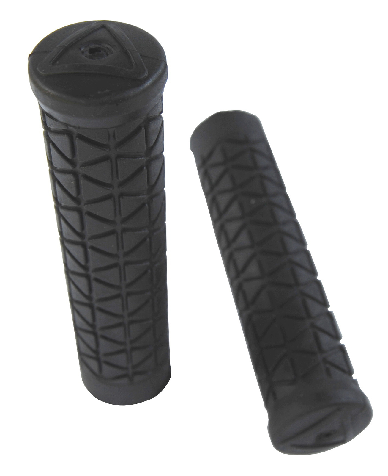 AME Tri flangeless bicycle grips (MTB or BMX) – BLACK