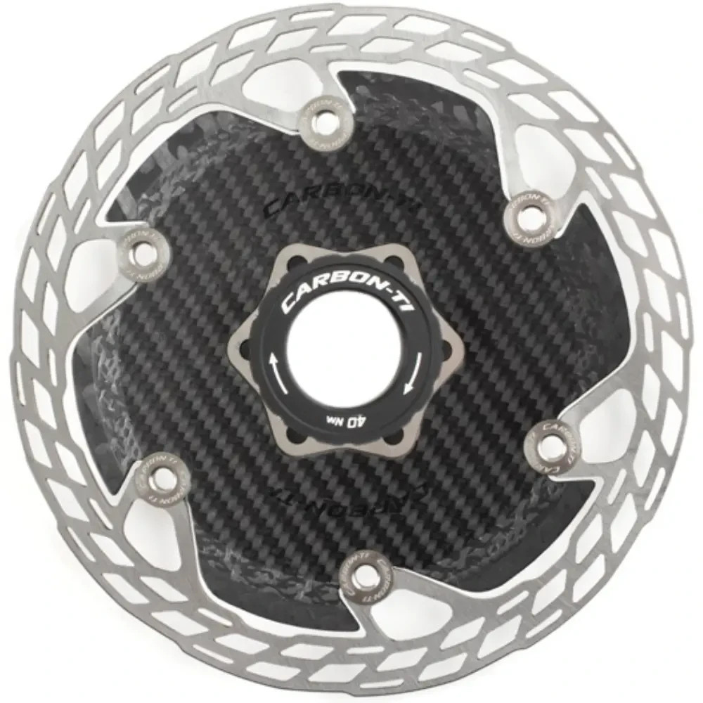 Carbon-Ti X-Rotor Aero Center Lock Disc Brake Rotor. All Sizes!