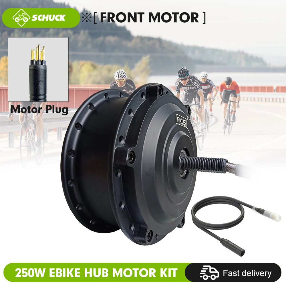 36/48V 250W 350W 500W E-Bicycle Brushless Front Rear Cassette Rotate Hub Motor
