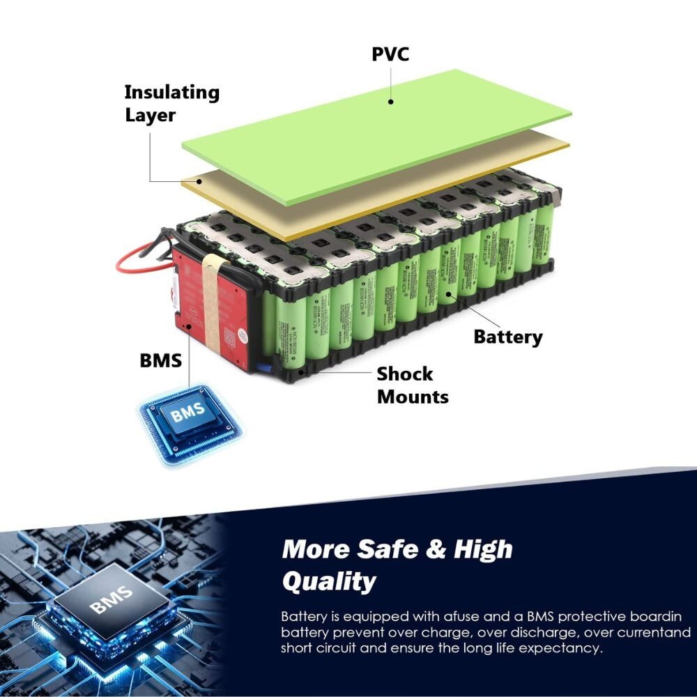 New 48v 20ah battery for 48V 200W 500W 750W 1000W 1200W Battery with charger