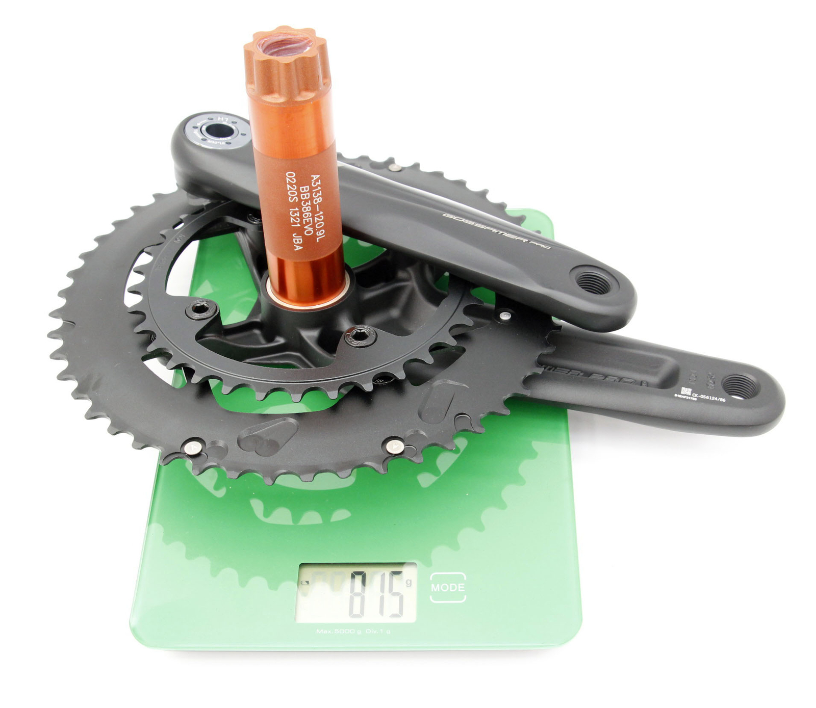 FSA Gossamer Pro 50/34T Compact Crankset 170mm BB386 EVO 30mm Spindle Alloy