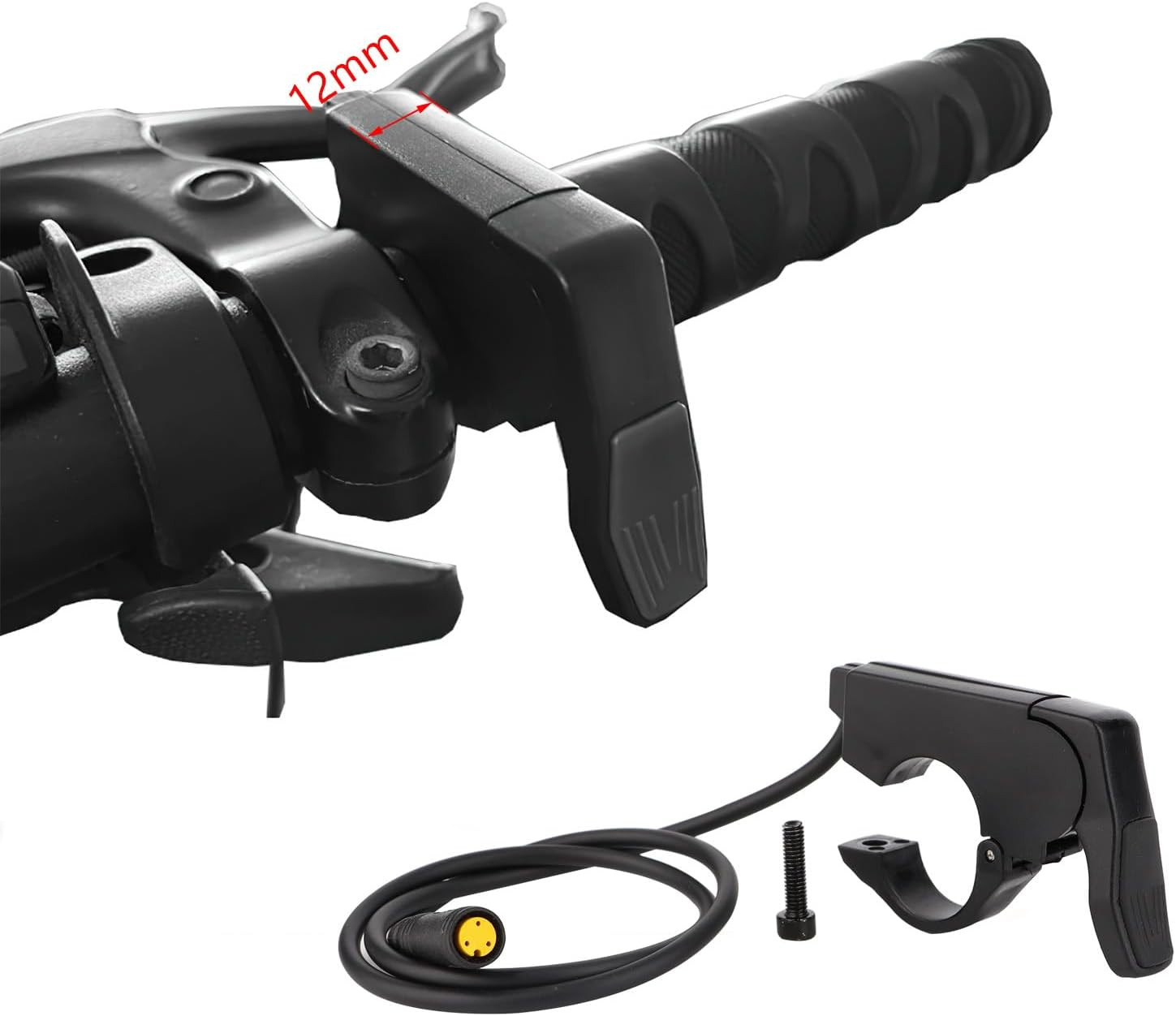 Thumb Throttle Only for BAFANG Motor Kit – Finger Speed Accelerator Compatible w