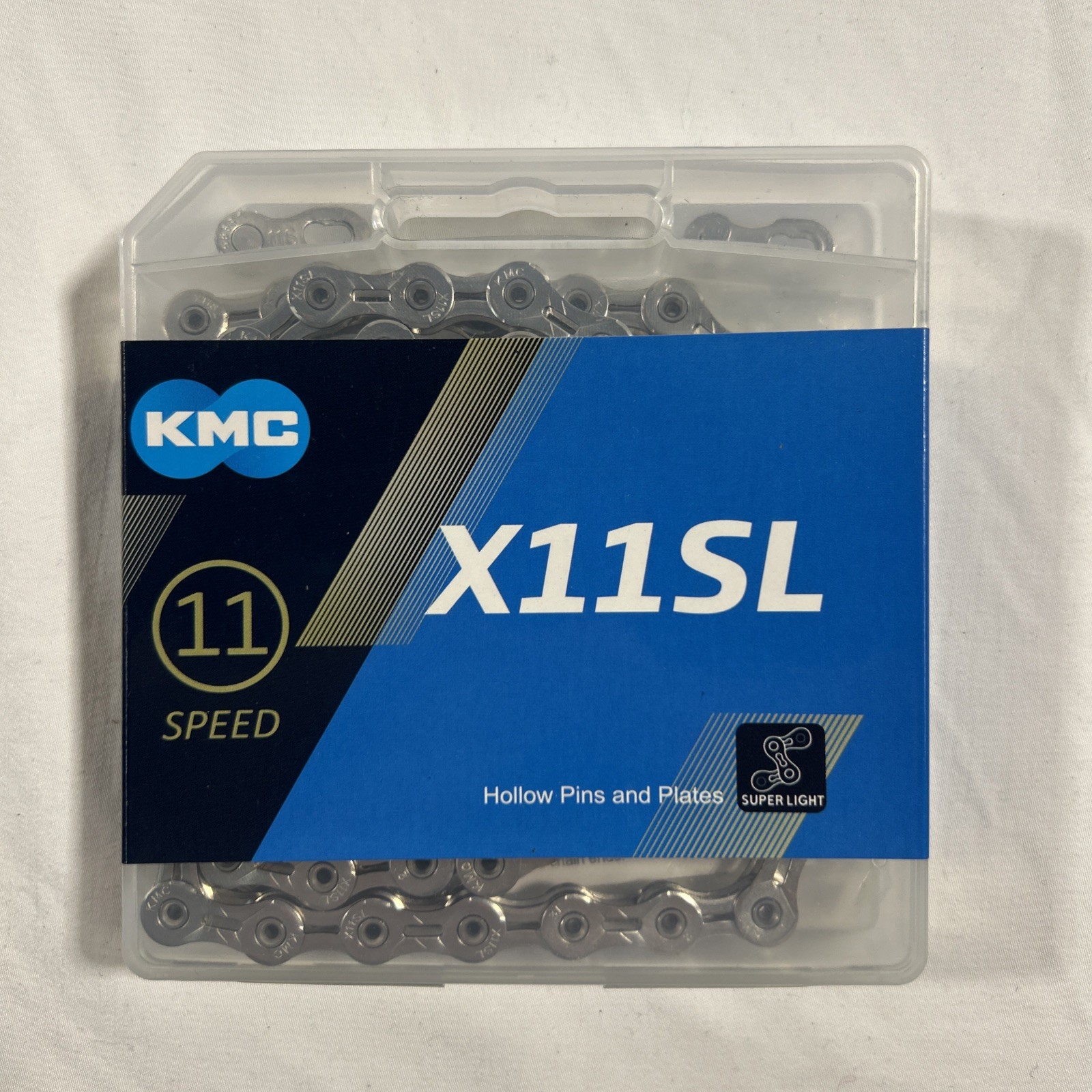 KMC X11SL Gold 11-Speed Road / CX Bike Chain Ti-N 118L fits Campy SRAM Shimano