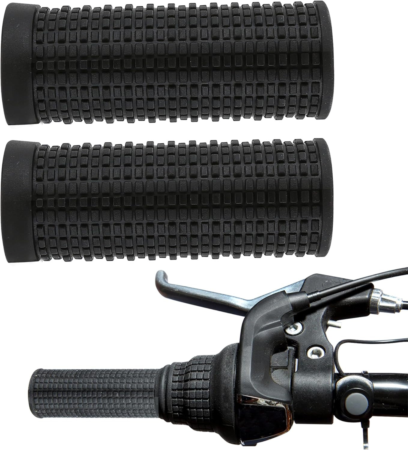 1 Pair MTB Bike Short Handlebar Grips 20X74Mm/0.78X2.91Inch, Bar Twist Cover Mou