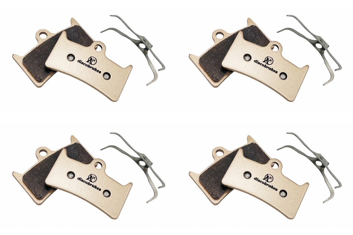 4 Pairs of Sintered DiscoBrakes Hope V4 Disc Brake Pads, HopeV4 DownHill DH MTB