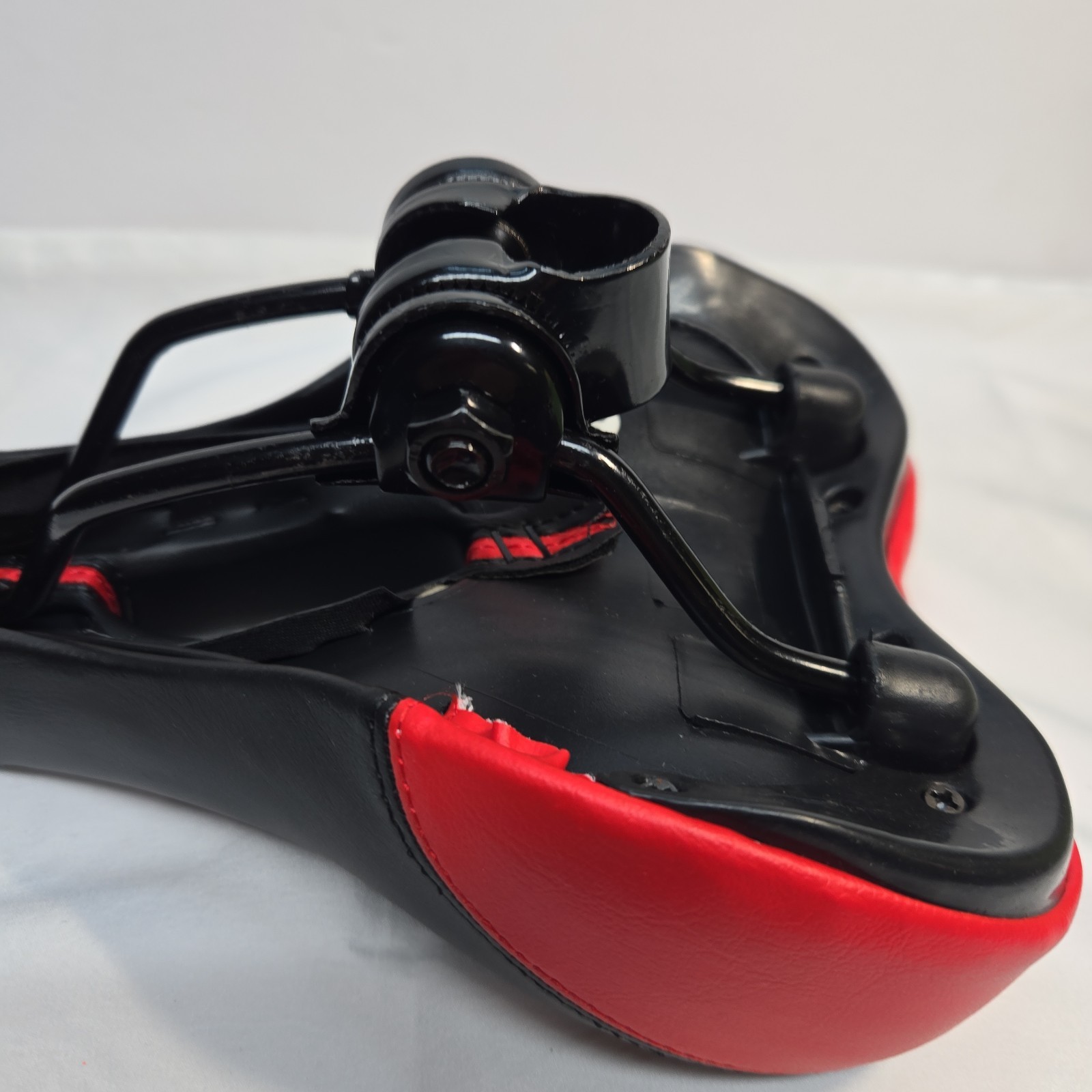 Bike Saddle , Terry TFI Liberator STYLE, Red/Black Leather, Perfect for Touring
