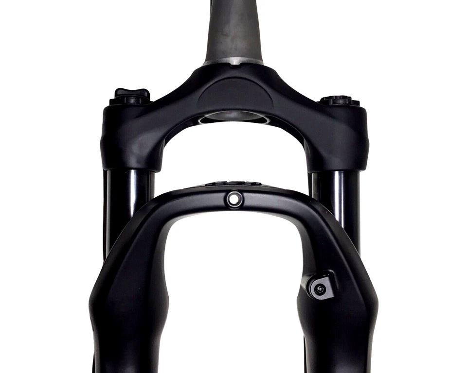RST Volant 700C E‑Bike Fork 60mm Tapered PM Disc 9×100 QR Coil Spring Black