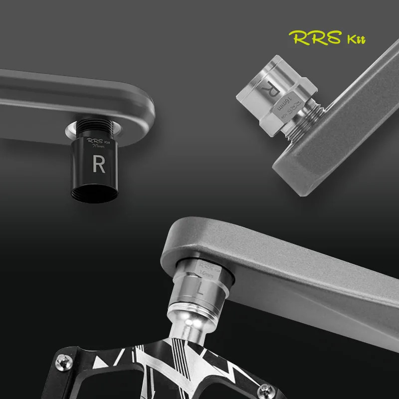 Stainless Steel Material Bike Pedal Axle Extenders Bicycle Pedal Extension Bolts