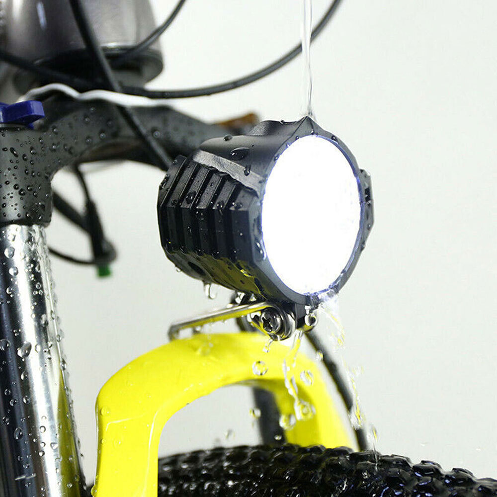 1PC 2 in 1 Headlight Front Light Led Lamp Horn for Bicycle E-Bike Electric US++