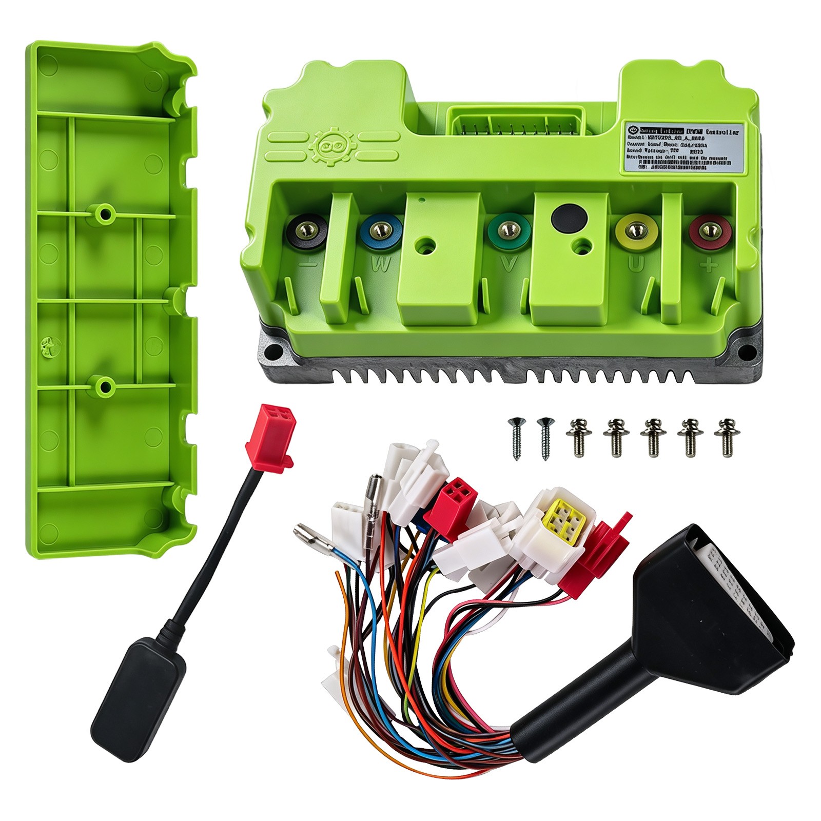 ND72200 72V 5000W BLDC Programmable E-Bike Controller Complete Wiring Harness