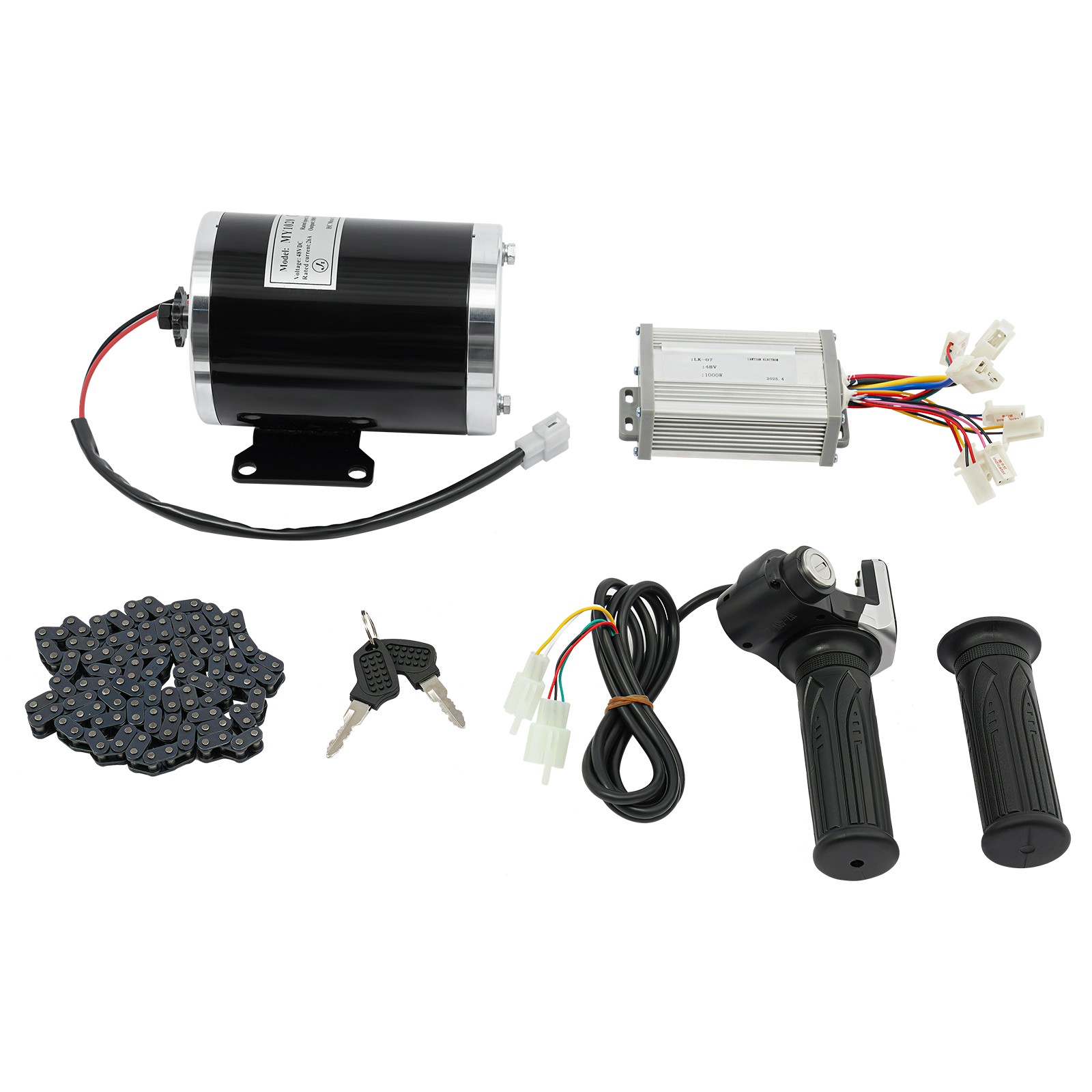 48V 1000W Brush Motor Controller Conversion Kit for Electric Bicycle ATV 3000rpm
