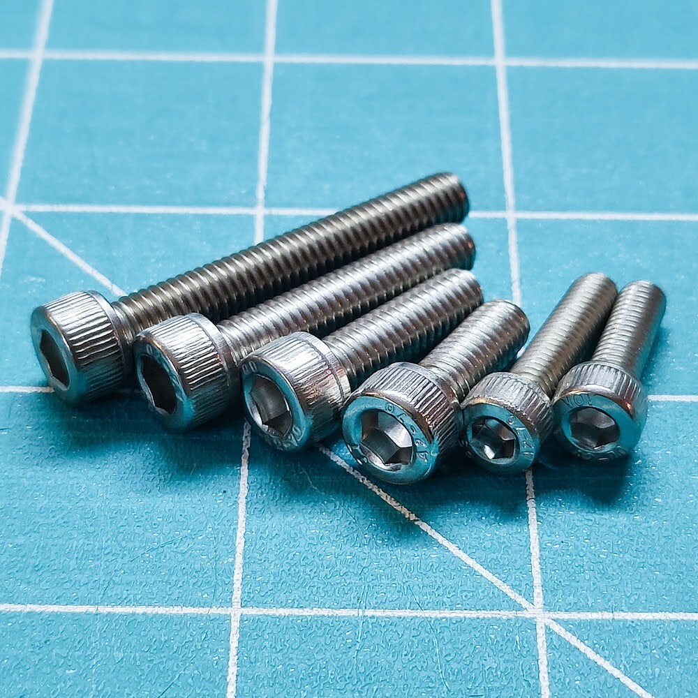 Metric M4 M5 M6 M8 Allen Head Hex Socket A2 Stainless Steel Bolts Screws