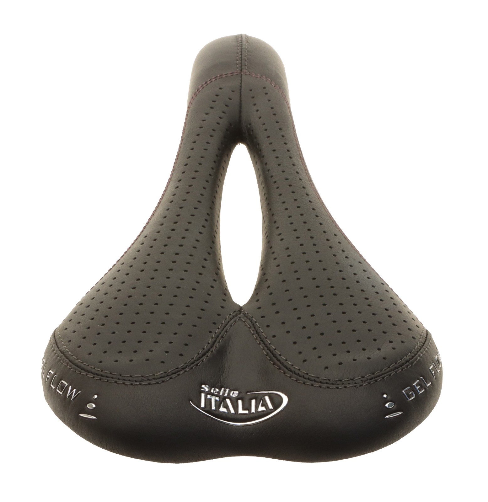 Selle Italia SLR Saddle Gel Flow Vanox Rails Black Perf Leather NIB NOS NEW