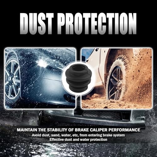 4PCS Car Disc Brake Caliper Pin Bushing Kit,Dustproof Brake Calipers Slide