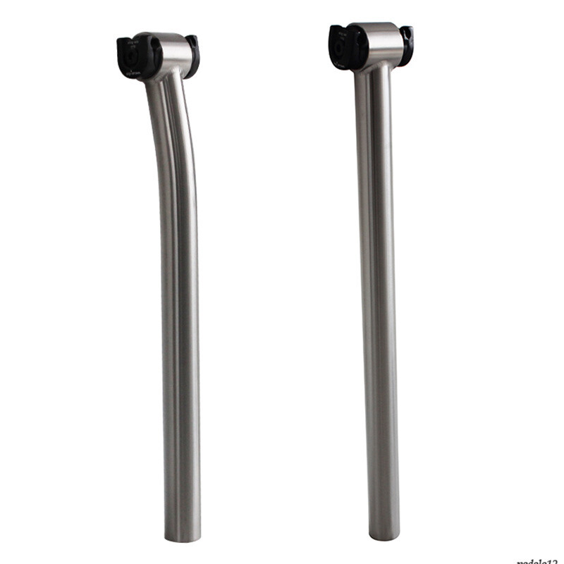 27.2 30.9 31.6 Titanium Bicycle Bike MTB Ti Setback Seatpost * 350/400 mm