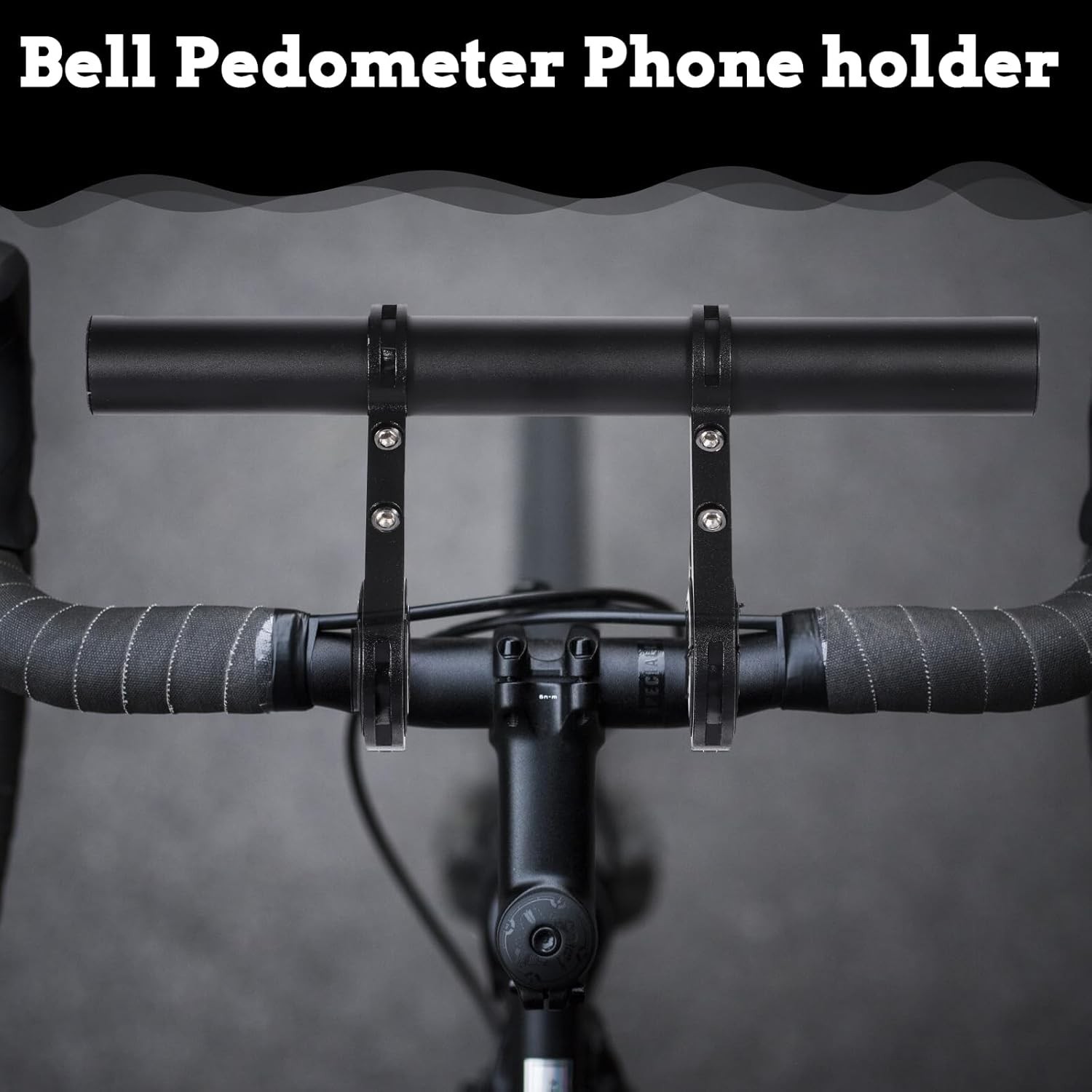 Bike Handlebar Extender, 7.9″ Long Aluminum Alloy Bicycle Cross Bar Extension Mu