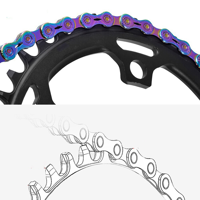 110BCD Chainring Narrow Wide Round Chain Ring 36 38 40 42 44T for Mountain Bike