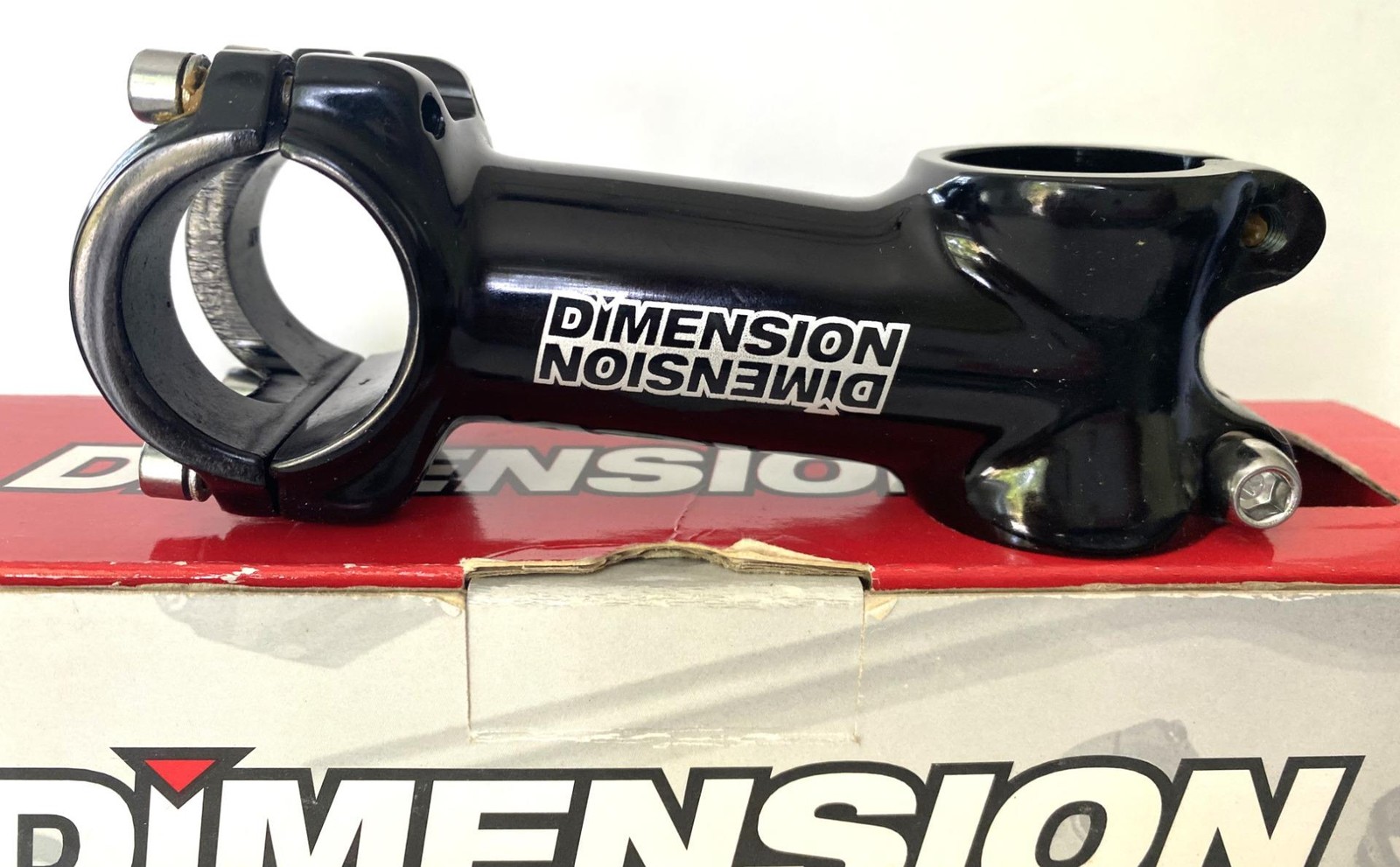 new DIMENSION threadless STEM 90mm 97° black 28.6 steerer 31.8 handlebar