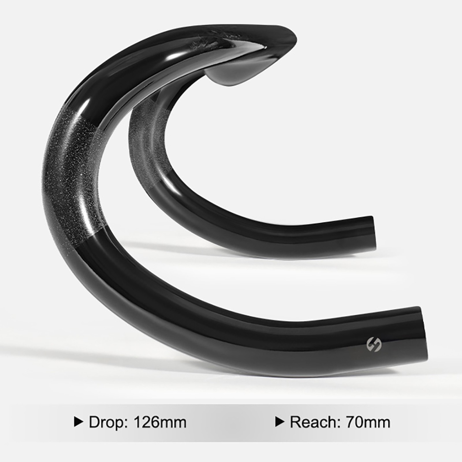 8K Carbon Fiber Handlebar Racing Road Bike Bicycle Handle Drop Bar 31.8 x 420mm
