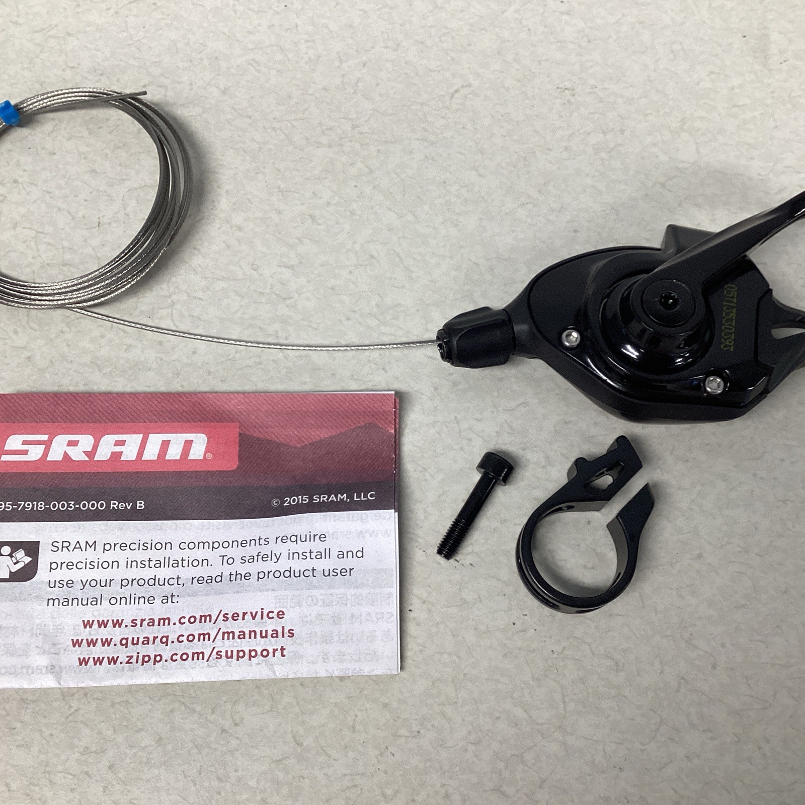 New SRAM GX 10 Speed Trigger Shifter, Cable & Clamp, 22.2mm Right 90’s MTB