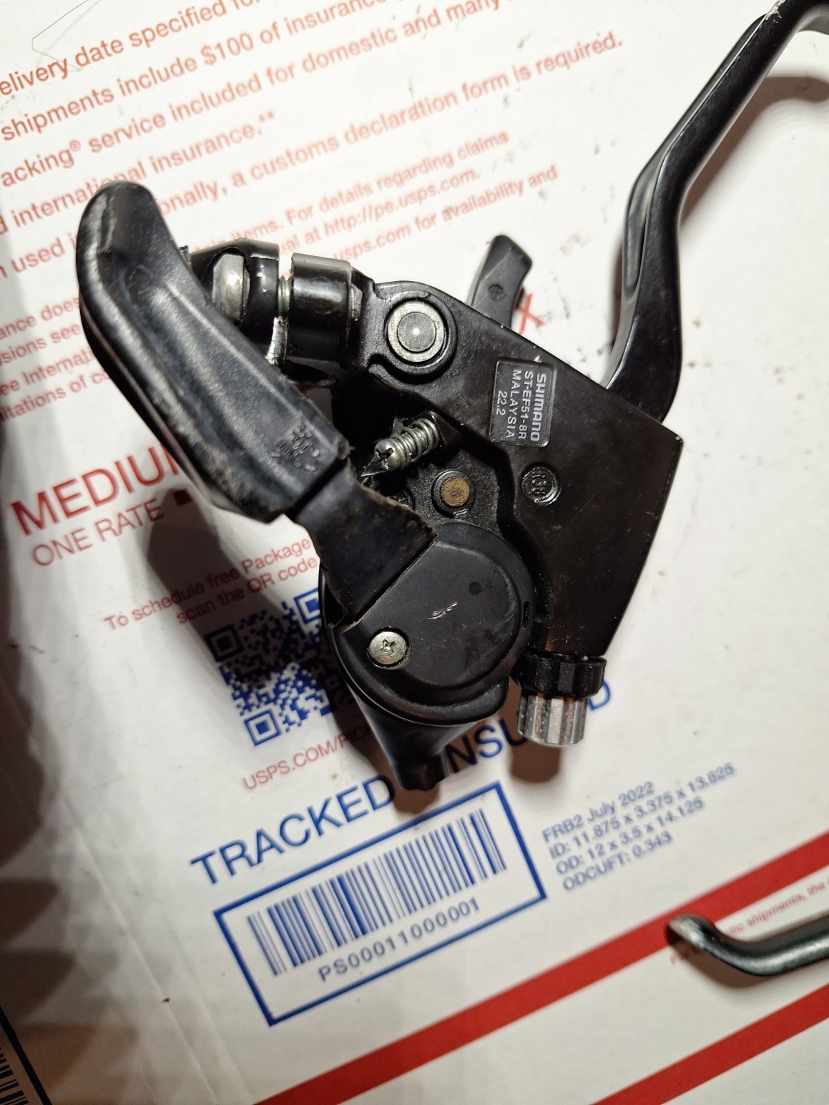 Shimano ST-EF51 3×8 Speed Shifters / Brake Levers Combo Kit Black/Silver