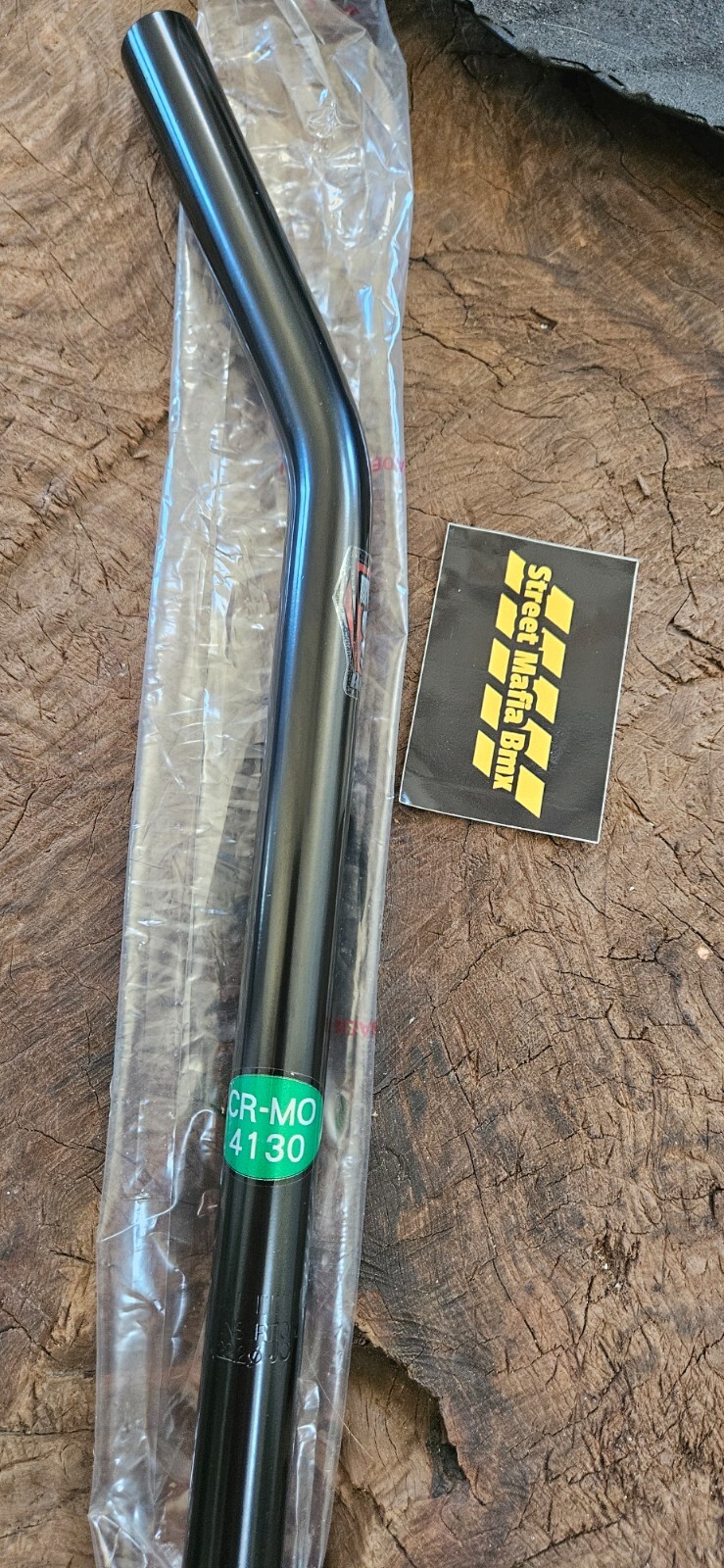 MCS LAYBACK SEATPOST POST Black FIT 7/8″ 22mm RAILED MID OLD SCHOOL BMX BIKE new