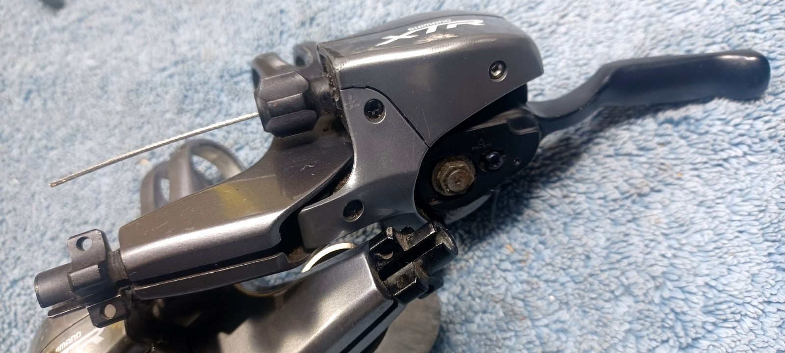 used, Shimano XTR ST-M960 Integrated 3×9, Bicycle trigger shifters/brake levers