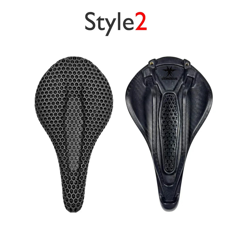 3D Printed All Carbon Seat Cushion MTB/road Bike Breathable Plastic/PVC Saddle