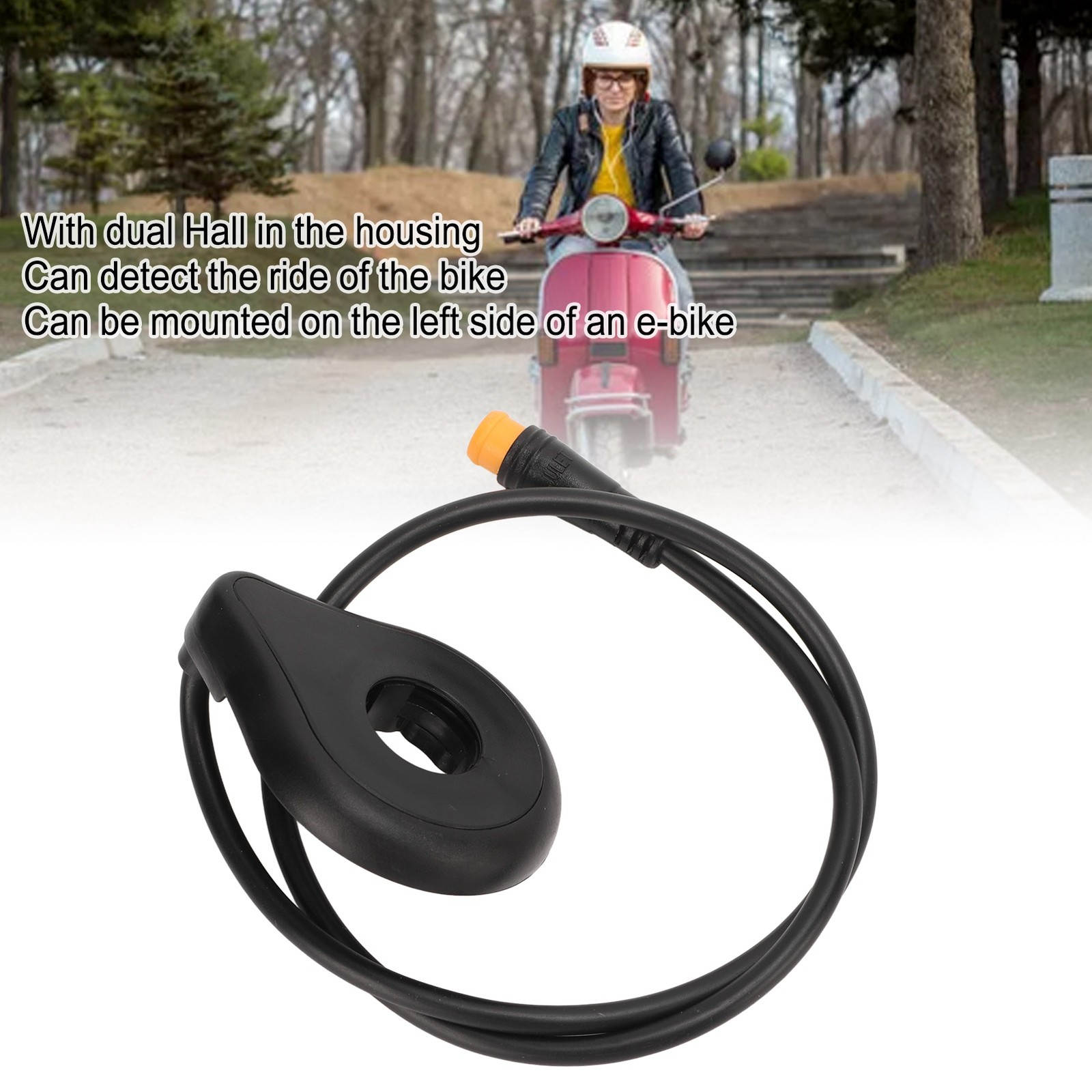 Electric Bicycle Pedal Assist Sensor KD‑2PS‑L 12 Magnets Double Hall Durable