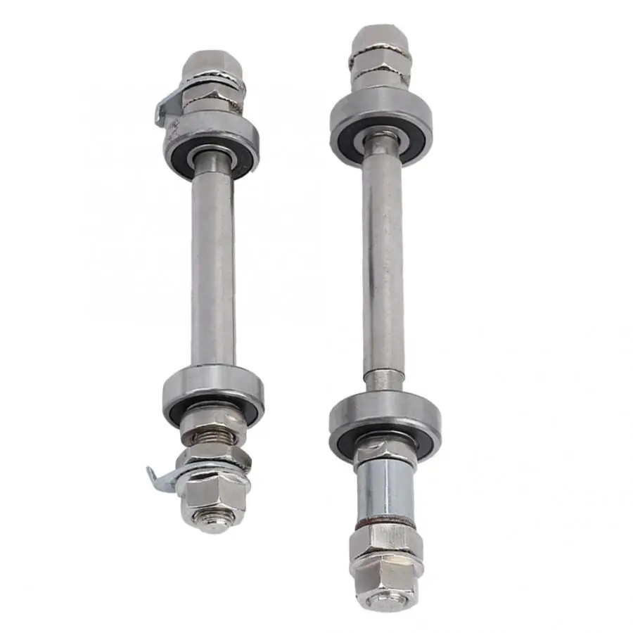Bike Wheel Hub Axle 6000 Bearing Front Rear 14CM 18CM Repair Tool Shaft