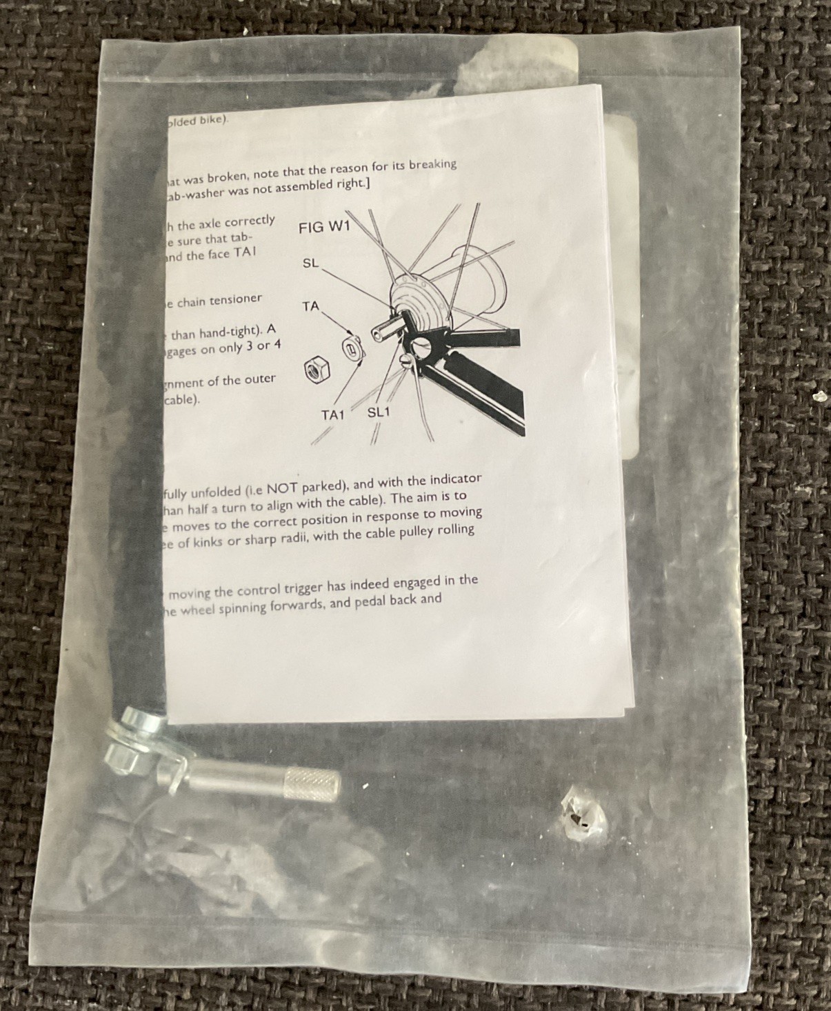 Brompton Hub Gear Cable Anchorage – Free Mainland Shipping