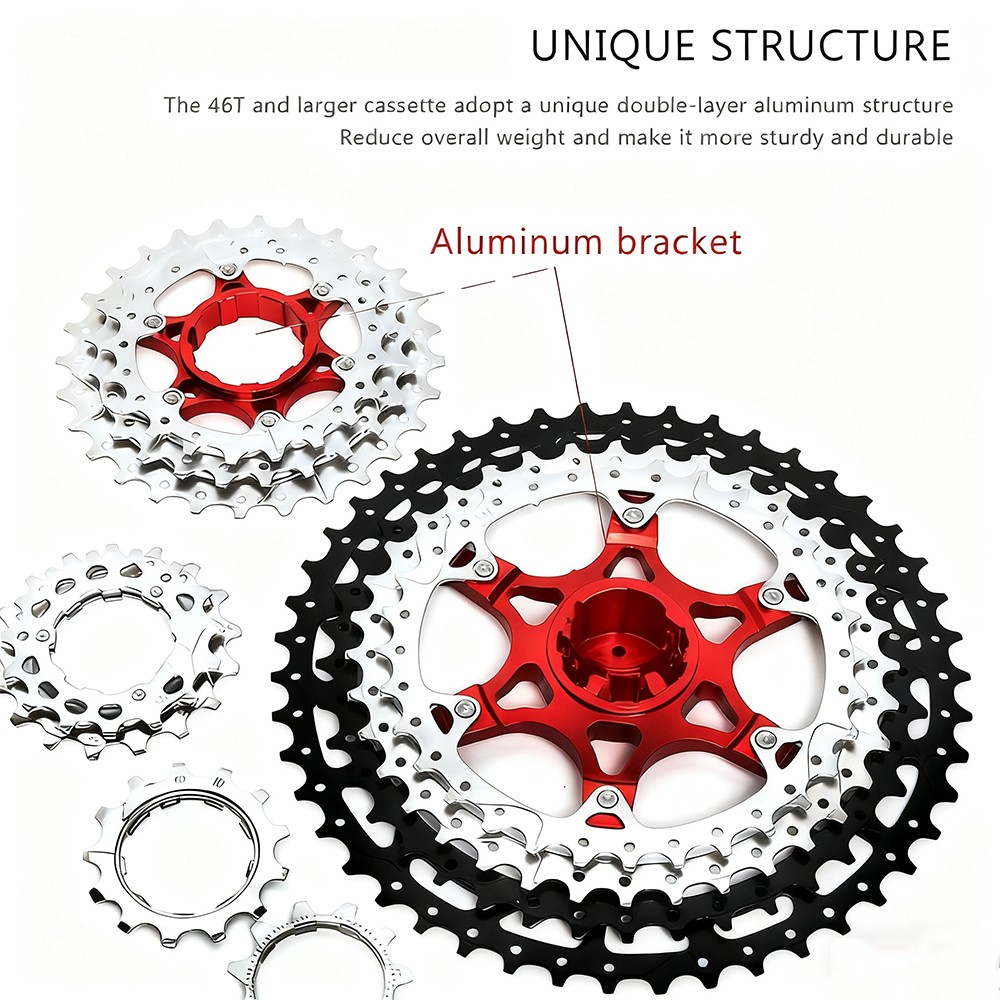 MTB BMX Bike Chain Cassette 8/9/10/11/12S 11-52T for SHIMANO SRAM Rear Derailleu
