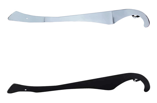 NEW BlCYCLE CHAlN GUARD FOR 26″ STRETCH BlKE, CHROME OR BLACK.