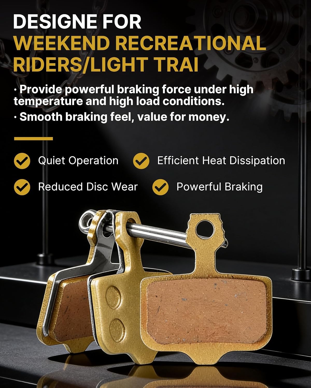 Lectric XP Trike E Bike Brake Pads for XP1&2/XP3&4/Xpeak/Xpress/Xpediti