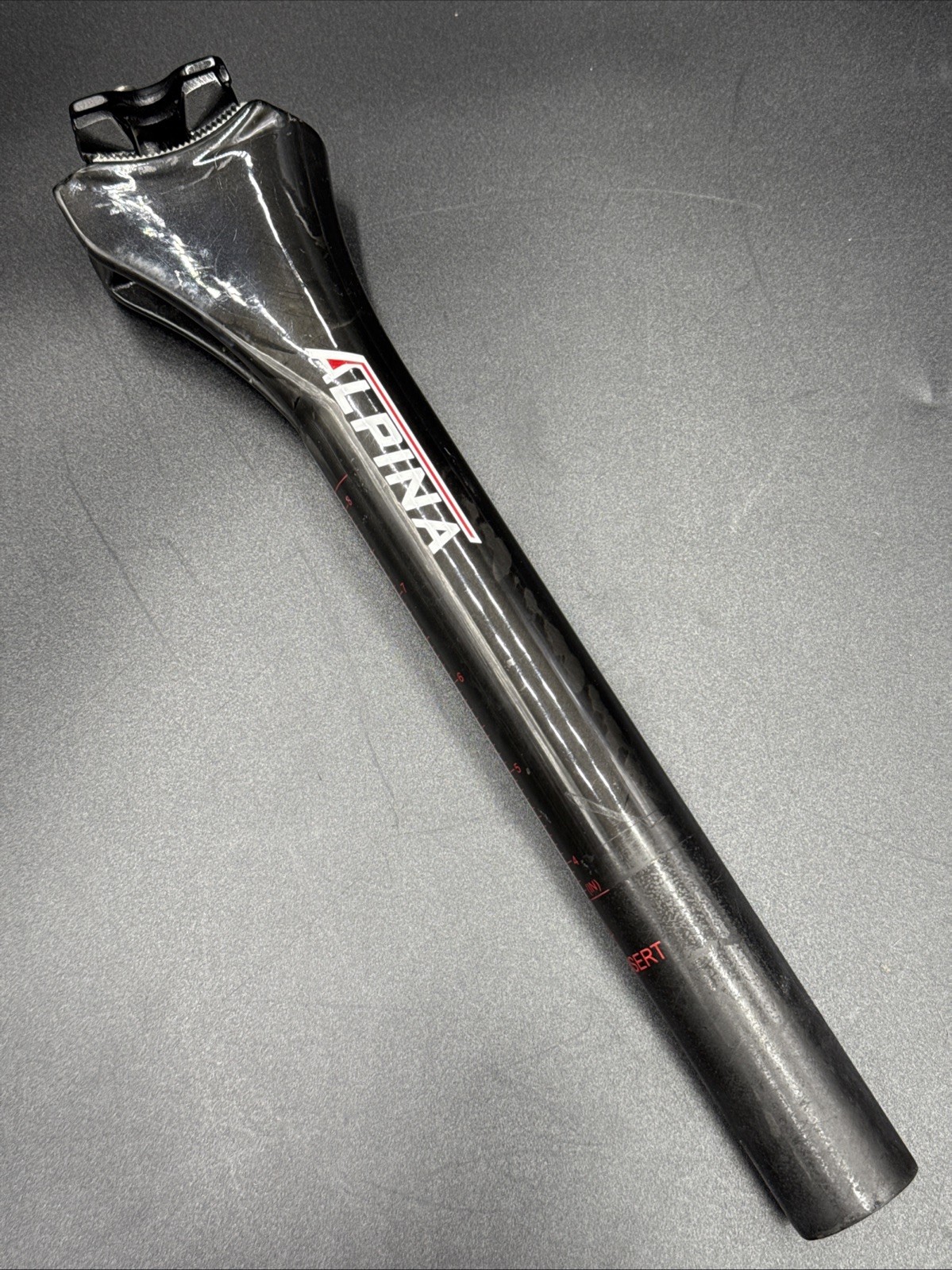 ~RARE~ ALPINA Carbon Seatpost 31.6mm 305mm Length 10mm Offset EXCELLENT