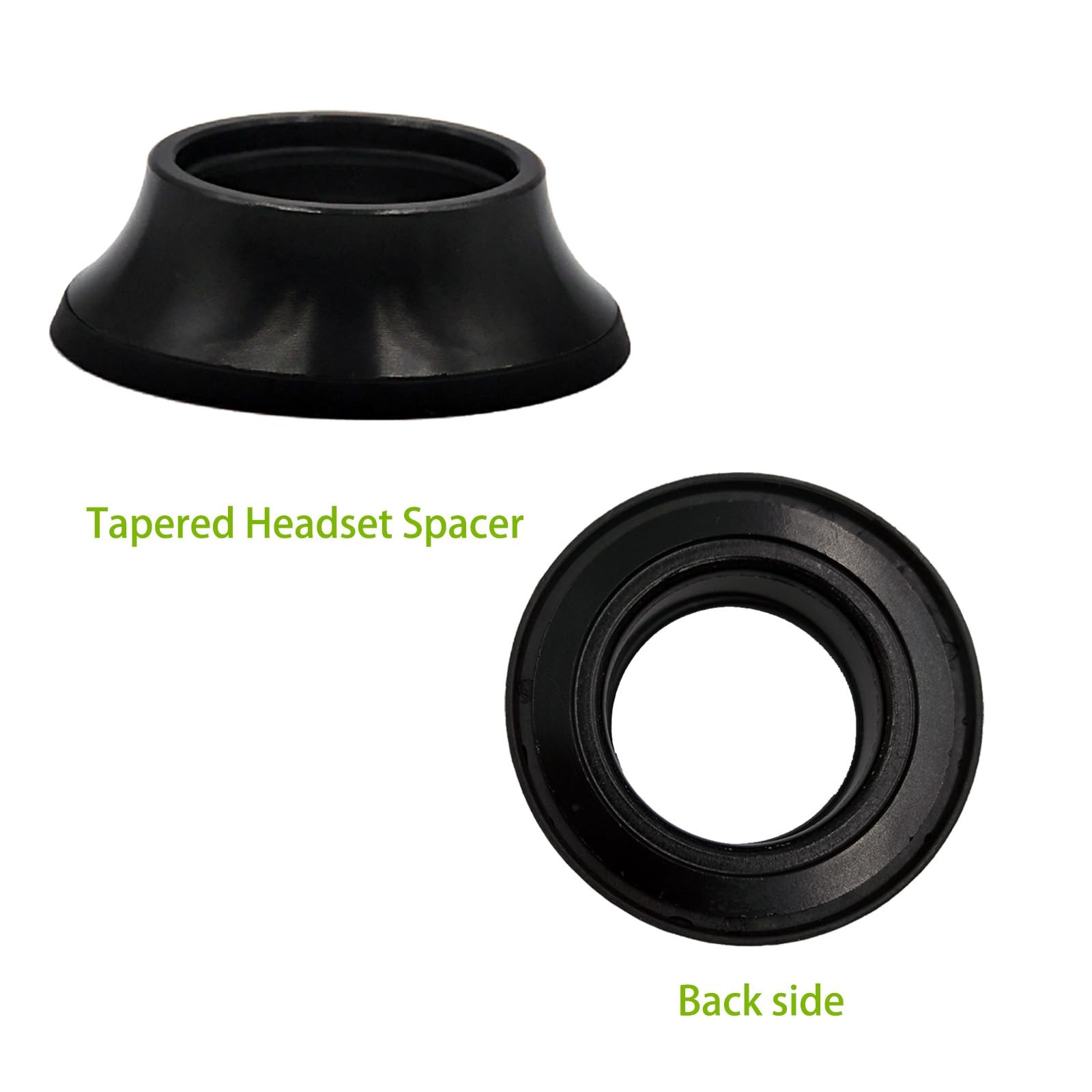 Aluminium Alloy Bike Headset Spacers 1-1/8 Inch for MTB & Road Bikes, 7 Pcs