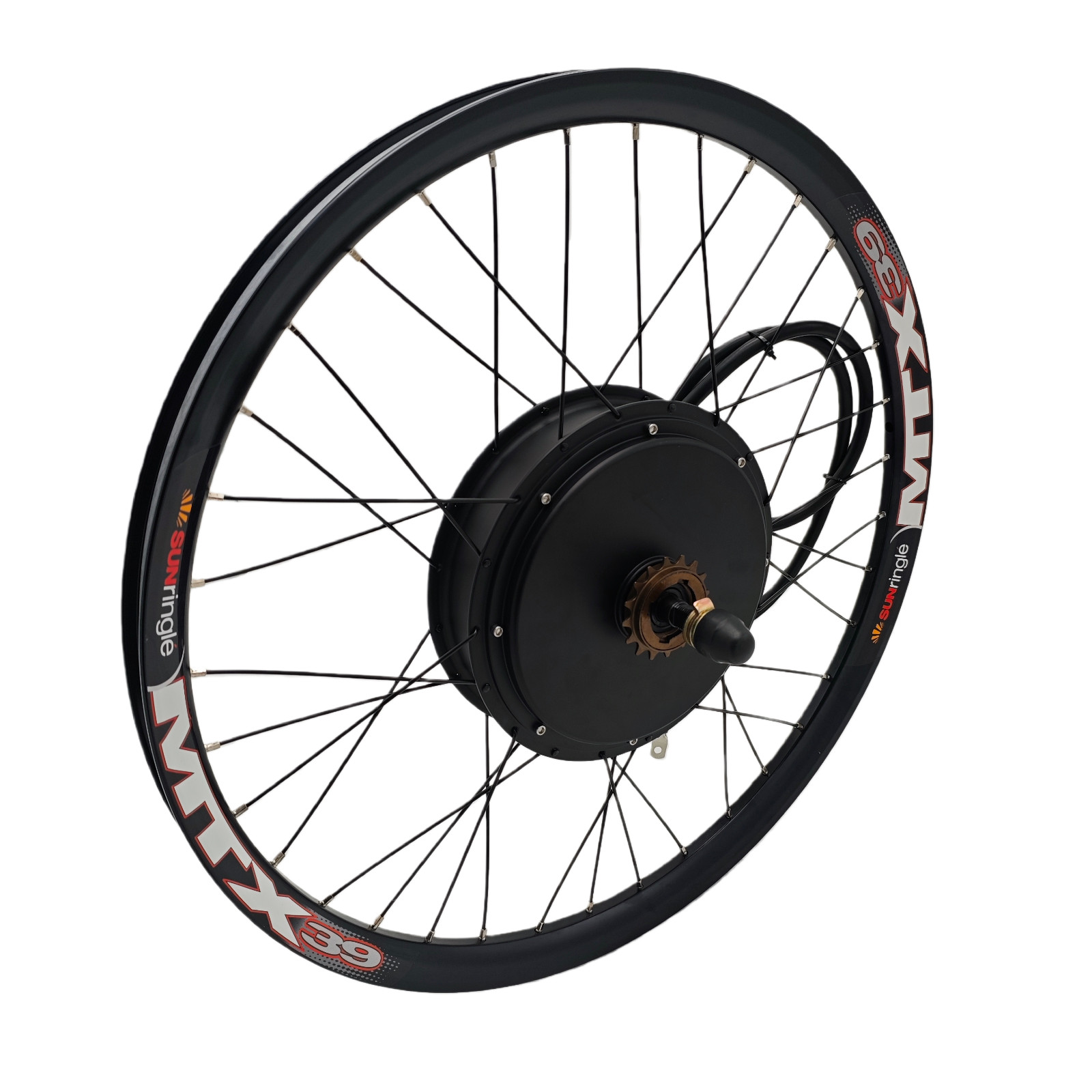 250W-500W Bafang Brushless Geared Fat Bike Rear Hub Motor 36V / 48V 175mm 190mm